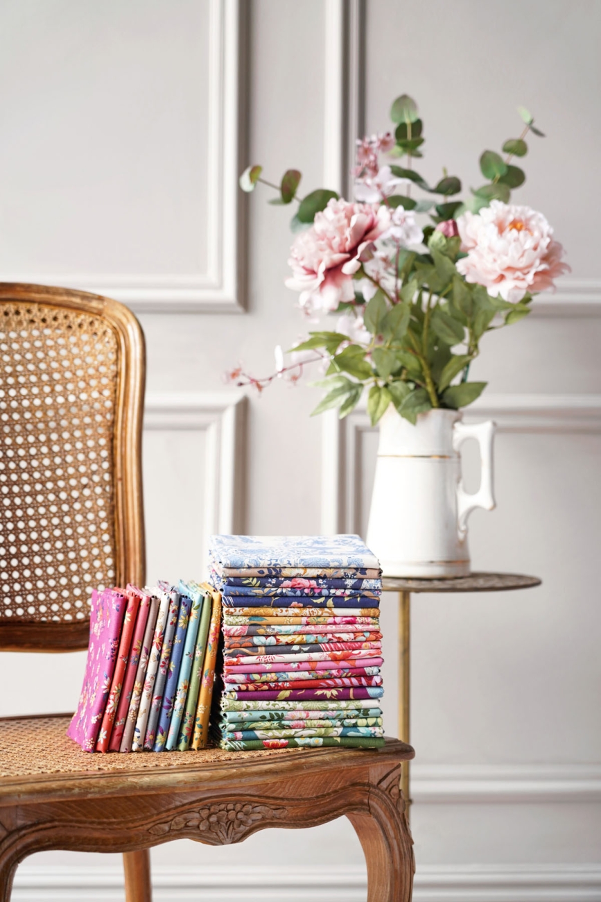 Tilda Patchwork Stoff Baumwolle - Daisyfield Green